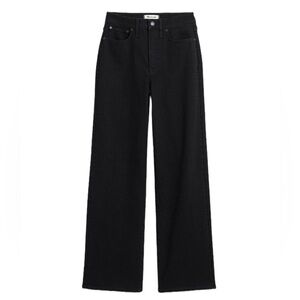 Madewell Black Flare & Wide Leg Jeans